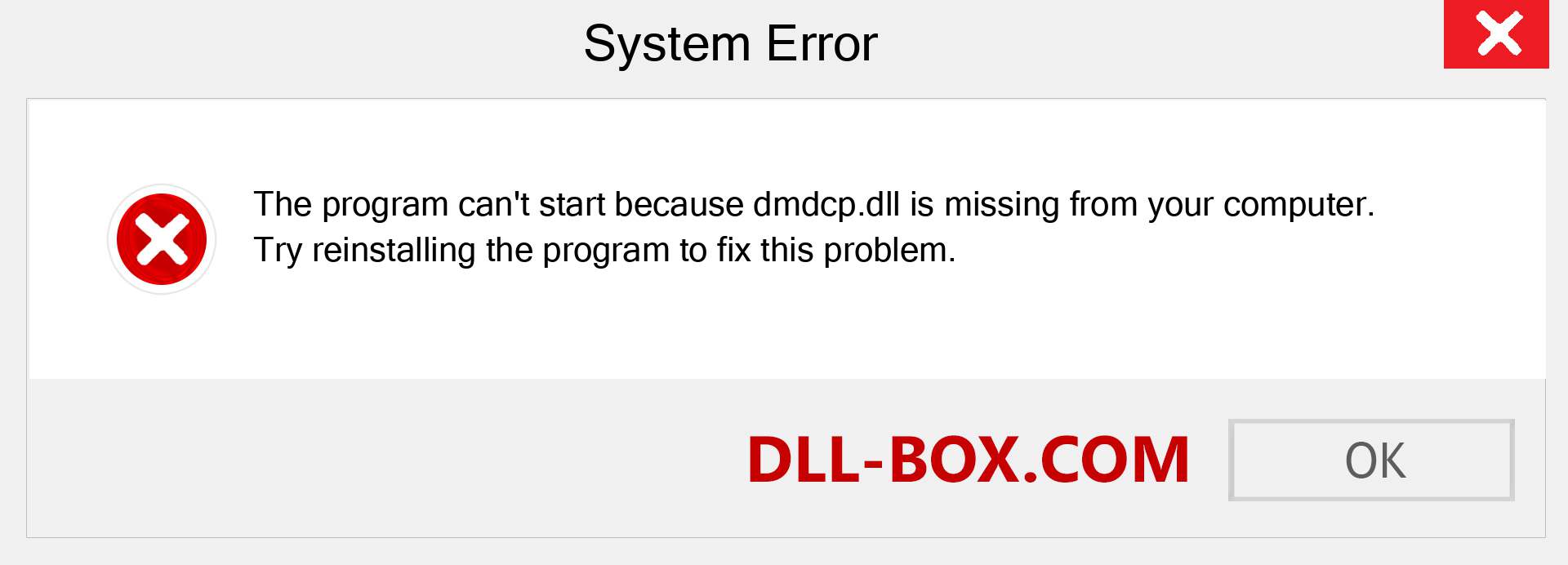  dmdcp.dll file is missing?. Download for Windows 7, 8, 10 - Fix  dmdcp dll Missing Error on Windows, photos, images